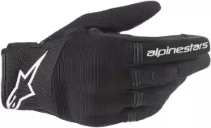 Alpinestars Copper Motorcycle Gloves, black-white, Size 2XL, black-white, Size 2XL