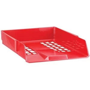 Avery Standard A4/Foolscap Stackable Versatile Letter Tray Red