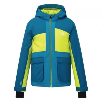 Dare 2b Esteem Waterproof Ski Jacket - PtrlBlu/Lime