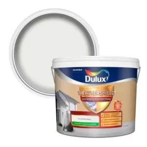 Dulux Weathershield Ultimate Protection Pure Brilliant White Smooth Masonry Paint 10L