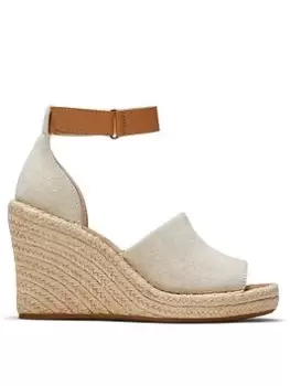 TOMS Marisol Wedge Sandals - Natural, Size 7, Women