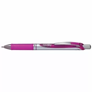 Pentel Energel XM Rollerball Pen 0.7mm Retractable, Purple