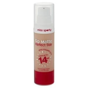 Miss Sporty So Matte Perfect Stay Foundation Light 2 Nude