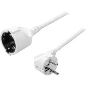 LogiLink LPS101 Current Cable extension White 3m 90 degrees up