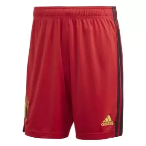 2020-2021 Belgium Home Adidas Football Shorts (Red)