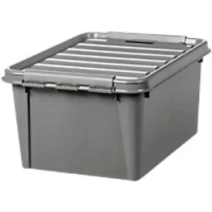 SmartStore Recycled Storage Box 3510708 With Lid 32 L Grey 221 x 307 x 400 mm