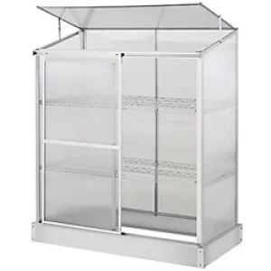 OutSunny Greenhouse Outdoors Waterproof Silver 580 mm x 1295mm x 1405 mm