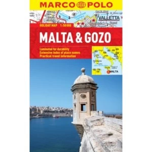 Malta & Gozo Marco Polo Holiday Map by Marco Polo (Sheet map, folded, 2013)