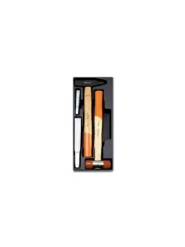 Beta Tools T234 4pc Hammer & Chisel Set in Hard Tray for Roller Cabs