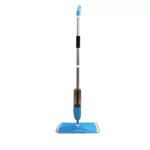 Spray Mop Blue Cleaning Water Spraying Refillable Bottle Kitchen Tile Flooring Cleaner Mop - TJ Hughes