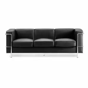 Belmont Leather Faced Commercial Reception Area 3 Seater Sofa