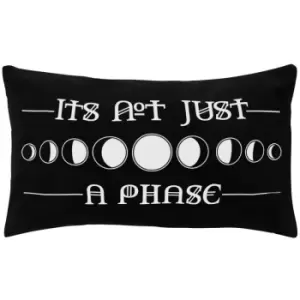 Grindstore It`s Not Just A Phase Rectangular Cushion (One Size) (Black) - Black