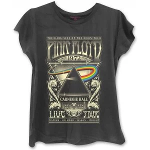 Pink Floyd - Carnegie Hall Womens Large T-Shirt - Black