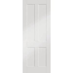 XL Joinery Victorian/Malton White Softwood 4 Panel Internal Door - 1981mm x 838mm