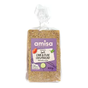 Amisa - Spelt Crispbread - Chia Seed & Flax Omega