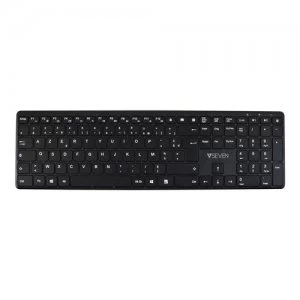 V7 Bluetooth Keyboard KW550FRBT 2.4GHZ Dual Mode French AZERTY - Black