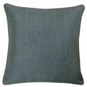 Riva Home Bellucci Cushion Cover (55x55cm) (Graphite/Tobacco) - Graphite/Tobacco