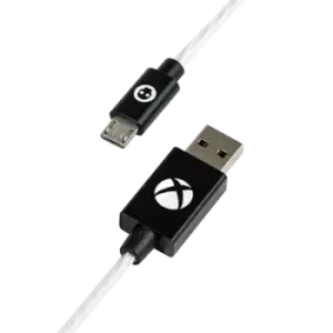 Official Xbox One LED Micro USB Charge Cable for Multi Format and Universal