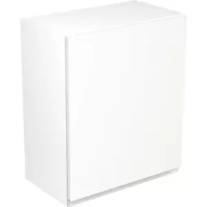 Kitchen Kit Flatpack J-Pull Kitchen Cabinet Wall Unit Ultra Matt 600mm in White MFC