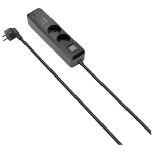 Hama 00223188 Power strip (+ switch) Grey-black PG connector