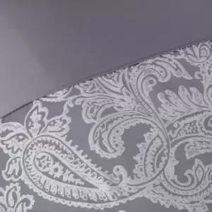 Emma Barclay Duchess Duvet Super King Bed Silver, 100% Polyester
