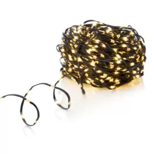 Premier Decorations Limited 1000 Warm White Flexibright LED String Lights With Green Cable