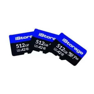 iStorage 512GB Micro SD Card - 3 Pack