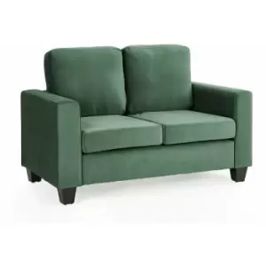 Dakota Green Velvet 2 Seater Sofa