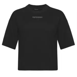 Superdry Boxy T Shirt - Black
