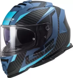 LS2 FF800 Storm Racer Helmet, blue, Size L, blue, Size L