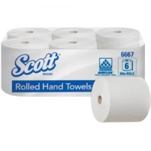 Scott Hand Towels 6667 1 Ply 6 Rolls