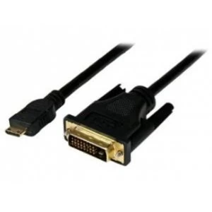 StarTech 1m Mini HDMI to DVI D Cable MM