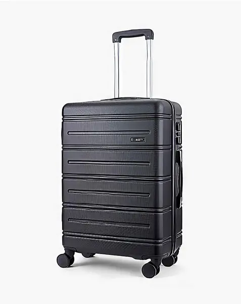 Rock Lisbon Medium Suitcase Black