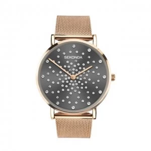 Sekonda Silver And Rose Gold Fashion Watch - 40029