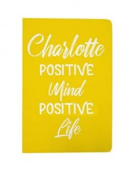 Personalised Positive Mind Positive Life Notebook