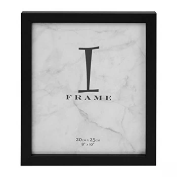 8" x 10" - iFrame Black Plastic Photo Frame