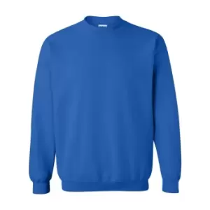 Gildan Heavy Blend Unisex Adult Crewneck Sweatshirt (2XL) (Royal)