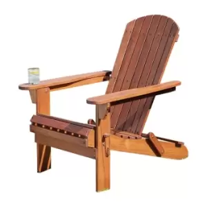 Garden Gear Acacia Folding Adirondack Chair