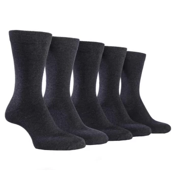 Farah 5 Pack Cotton Socks Mens - Grey