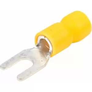 TruConnect 4.0mm Yellow Fork Connector Pack of 100