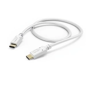 Hama Charging/Data Cable, USB Type-C - USB Type-C, 1.5 m, white