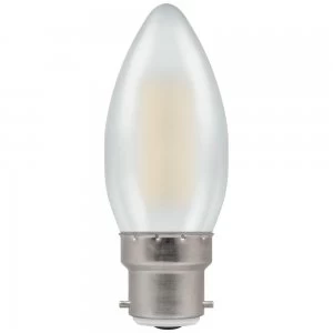 Crompton LED Candle BC B22 Filament Dimmable Pearl 5W - Warm White