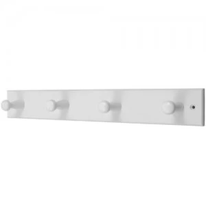 Select Hardware 4 White Pegs On White Board (1 Pack)