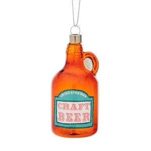 Sass & Belle Christmas Cheer Beer Shaped Bauble