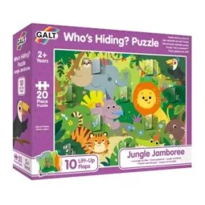 James Galt Galt Who's Hiding Puzzle Jungle Jamboree