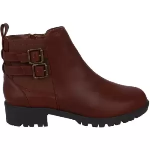 Miso Cojito Ladies Ankle Boots - Red
