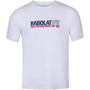 Babolat Exercise Vintage T Shirt - White