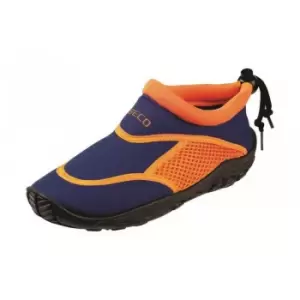 Beco Childrens/Kids Sealife Water Shoes (3 UK) (Blue/Orange)