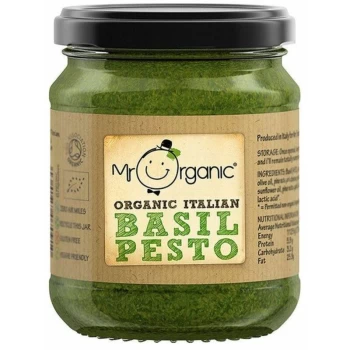 Vegan Basil Pesto - 130g x 6 - 704942 - Mr Organic