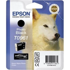 Epson Huskey T0961 Photo Black Ink Cartridge